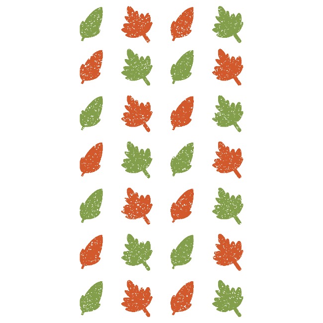 우돌아트 스텐실도안 2441 가을 단풍잎 나뭇잎 패턴 가을스텐실도안