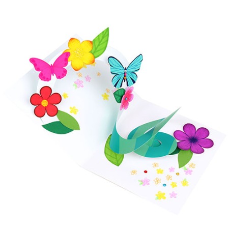 파노라마 입체 꽃과 나비 만들기