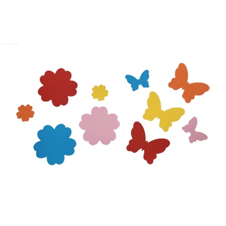 종이 꽃과 나비(4종택1)/봄환경구성