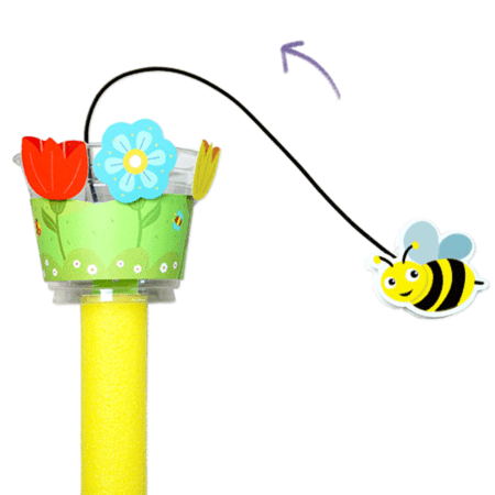봄만들기 꽃으로 쏘옥! 꿀벌놀이